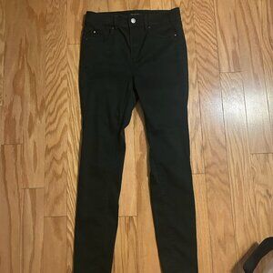Ann Taylor Dark Green Skinny Jean